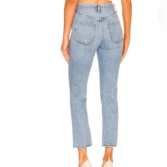 Agolde High Rise Straight Crop Jeans Size 26 - Picture 3 of 8